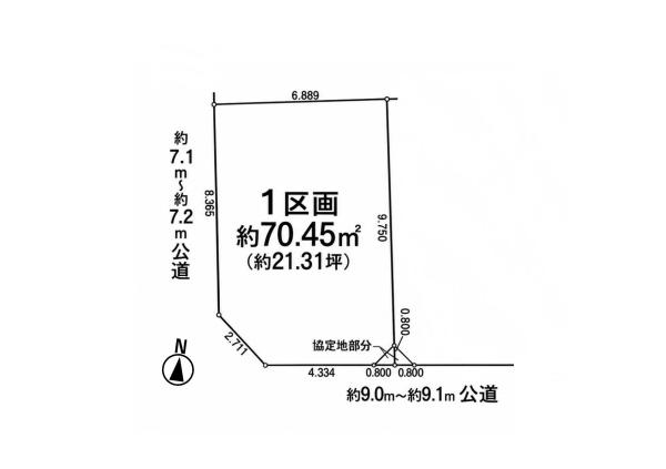 瑞穂区牧町1期　1号地