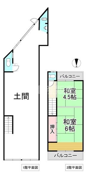大阪市生野区勝山北４丁目の中古テラスハウス