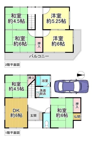 八尾市老原３丁目の中古一戸建て