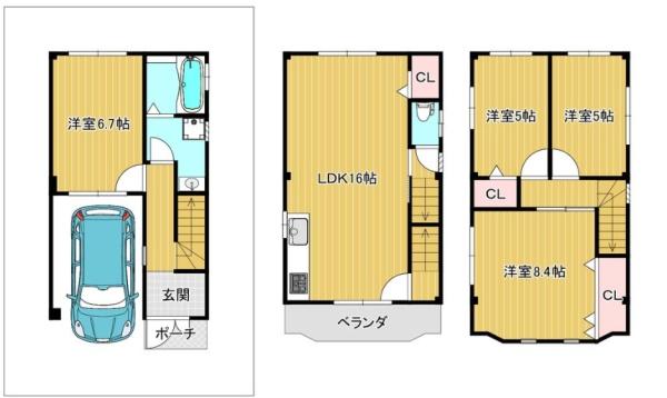 大阪市生野区林寺4丁目の中古一戸建