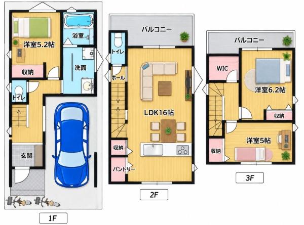東大阪市花園西町2丁目の新築一戸建