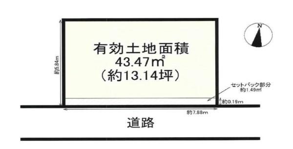 東大阪市大蓮南２丁目の売土地
