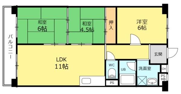 ダイヤハイツ学園前Ｃ棟