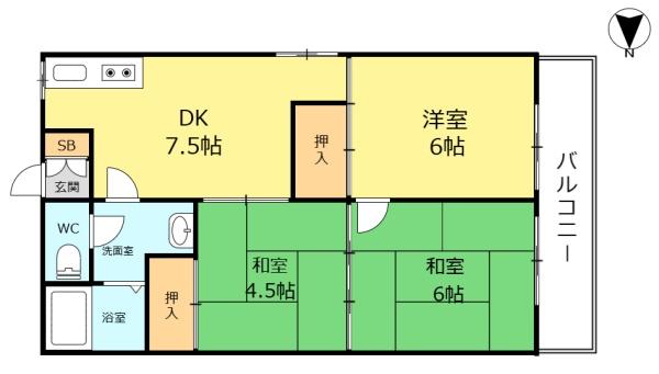 阪南グリーンハイツA棟