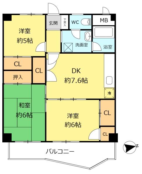若江岩田パークマンション　A棟