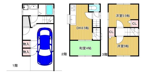 堺市東区北野田中古戸建