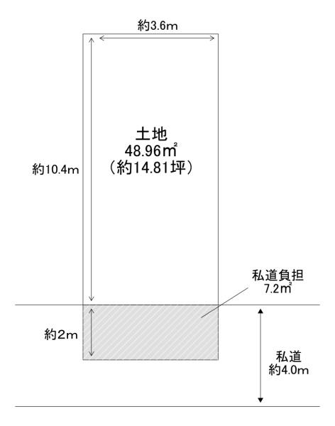 門真市舟田町建築条件なし土地