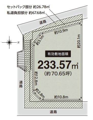 京都市右京区宇多野御屋敷町の売土地