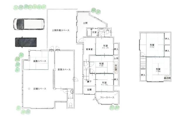 京都市右京区嵯峨鳥居本小坂町の中古一戸建