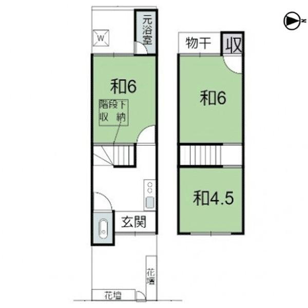 長岡京市長岡３丁目の中古テラスハウス