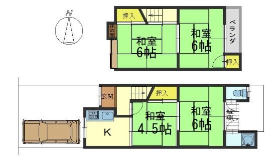 京都市山科区川田土仏の中古一戸建て