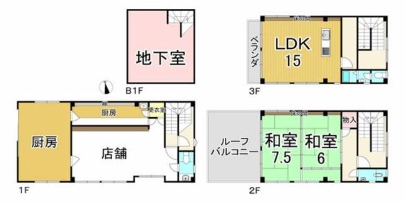 京都市南区東九条南石田町の中古一戸建