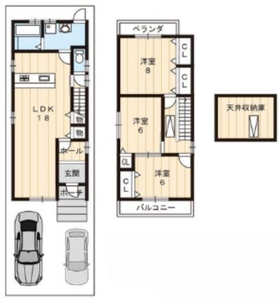 京都市山科区小山一石畑の中古一戸建て