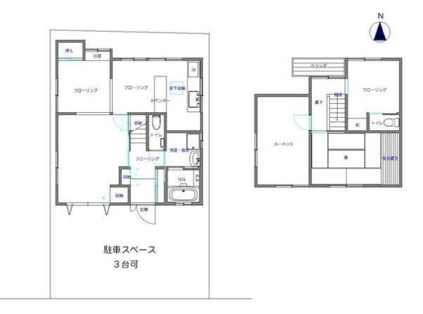 京都市山科区上花山講田町の中古一戸建