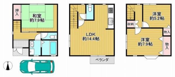 京都市伏見区新町１丁目の中古一戸建