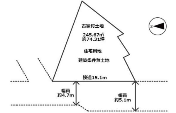大津市大江２丁目の土地