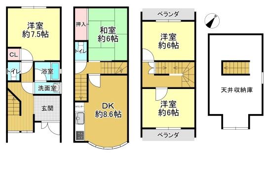 大津市島の関の中古一戸建