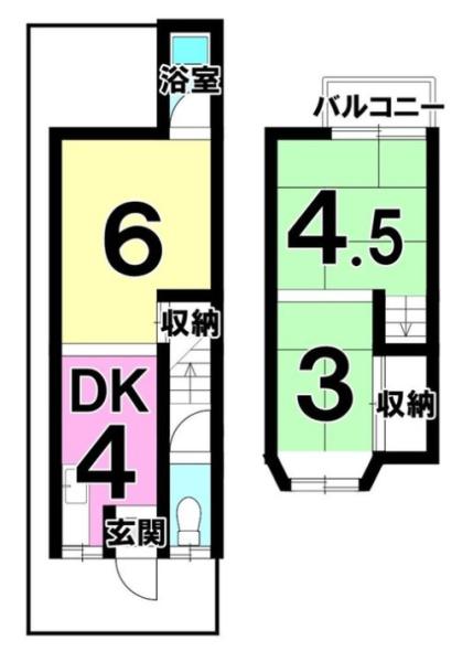 京都市伏見区横大路下三栖山殿の中古テラスハウス