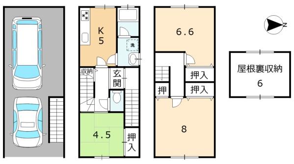 京都市北区大北山原谷乾町の中古一戸建