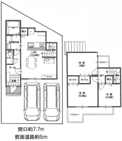 京都市西京区山田平尾町の土地
