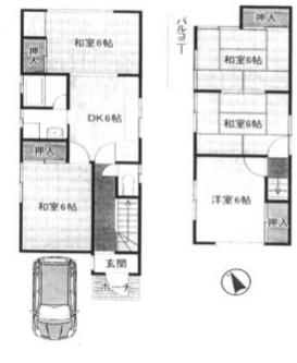 京都市西京区桂巽町の中古一戸建て