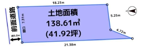 京都市右京区梅津北川町の売土地