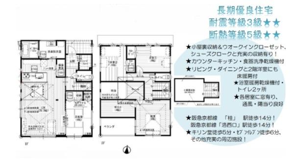 京都市西京区川島三重町の新築一戸建
