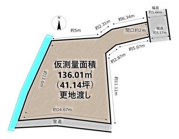 京都市西京区樫原上ノ町の売土地