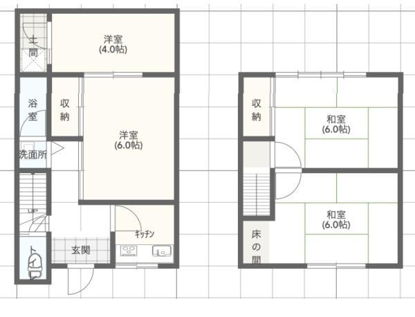 京都市右京区嵯峨釈迦堂大門町の中古テラスハウス