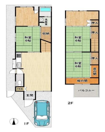 京都市伏見区深草東伊達町の中古一戸建て