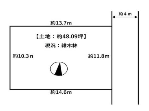 大津市木戸の売土地