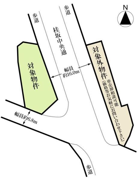 京都市西京区大枝北沓掛町６丁目の売土地