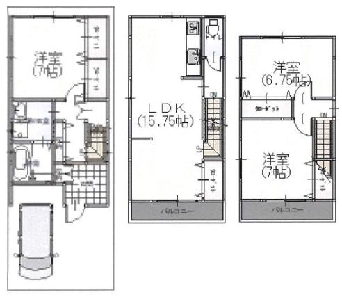 京都市中京区西ノ京左馬寮町の中古一戸建