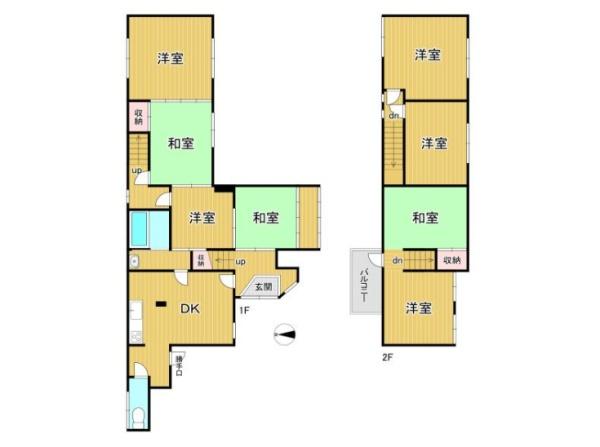 京都市山科区厨子奥矢倉町の中古一戸建
