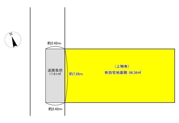 京都市伏見区深草平田町の土地