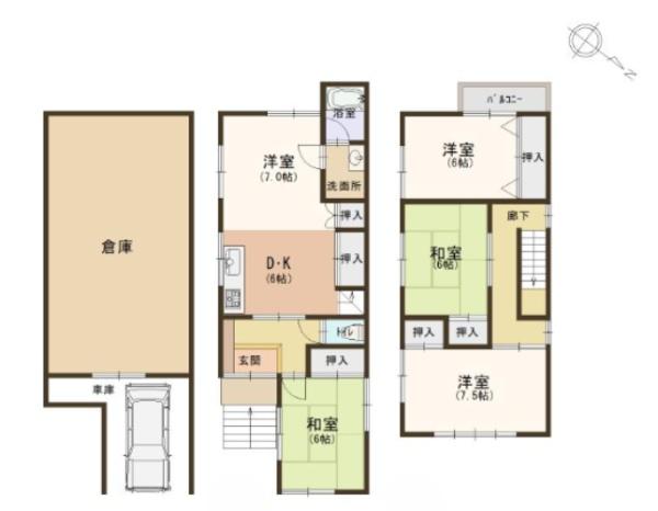 京都市伏見区竹田七瀬川町の中古一戸建て