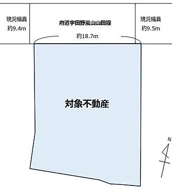 京都市右京区嵯峨大覚寺門前六道町の売土地