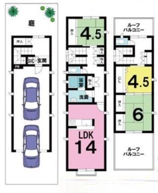 京都市中京区丸木材木町の中古一戸建