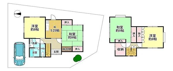 京都市山科区北花山山田町の中古一戸建