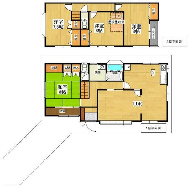 大津市本堅田３丁目の中古一戸建