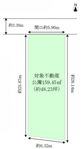 京都市山科区御陵大津畑町の売土地
