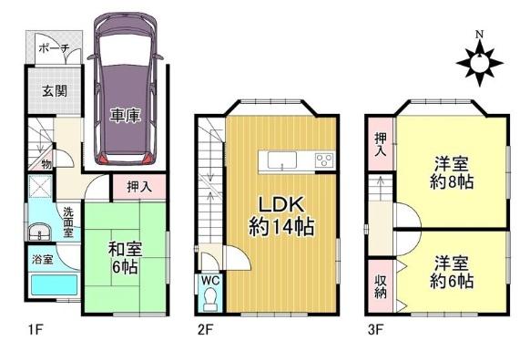京都市西京区松尾東ノ口町の中古一戸建