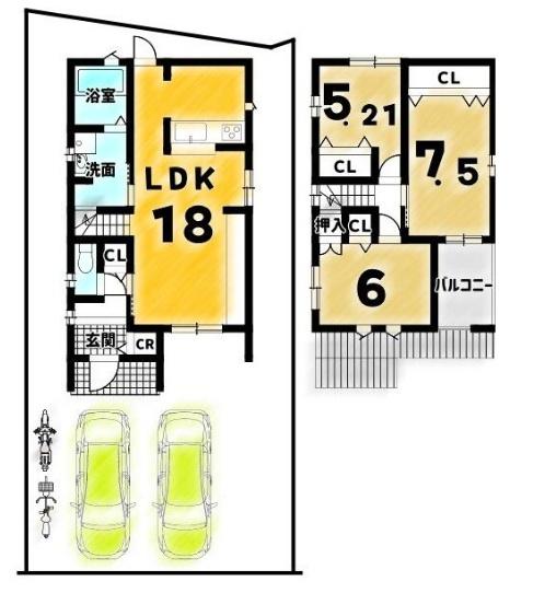 京都市右京区鳴滝般若寺町の中古一戸建