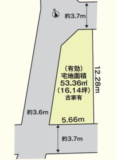 京都市右京区山ノ内荒木町の土地