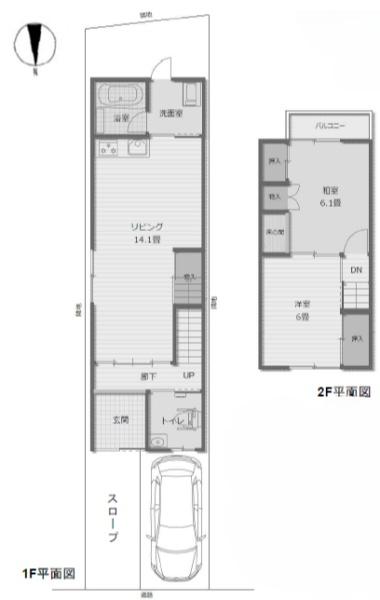 京都市山科区東野南井ノ上町の中古一戸建