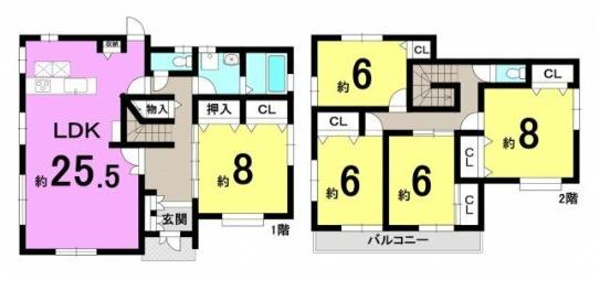 大津市緑町の中古一戸建