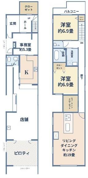 京都市下京区松原通西洞院東入藪下町の中古一戸建て