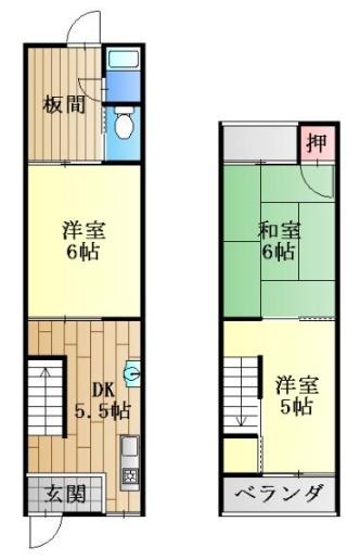 京都市伏見区納所中河原の中古テラスハウス