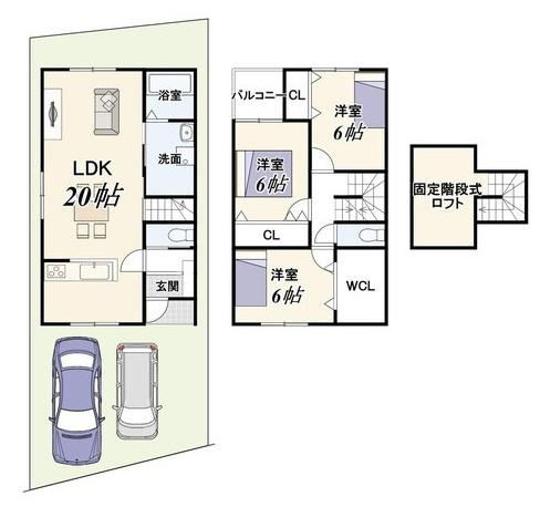 京都市山科区御陵鴨戸町の土地