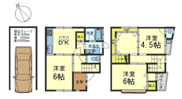 京都市山科区川田御出町の中古一戸建